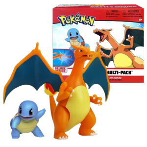 Figura Charizard y Squirtle Pokémon Multi-Pack Jazwares