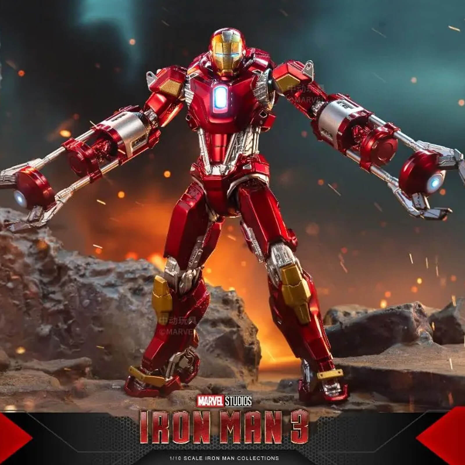 Iron Man Mark 35 The Infinity Saga ZD Toys - Imagen 10