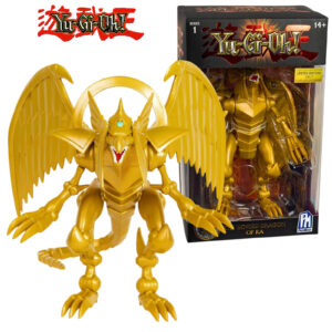 Figura El Dragón Alado de Ra de Yu-Gi-Oh! de PhatMojo, figura articulada original de 18 cm.